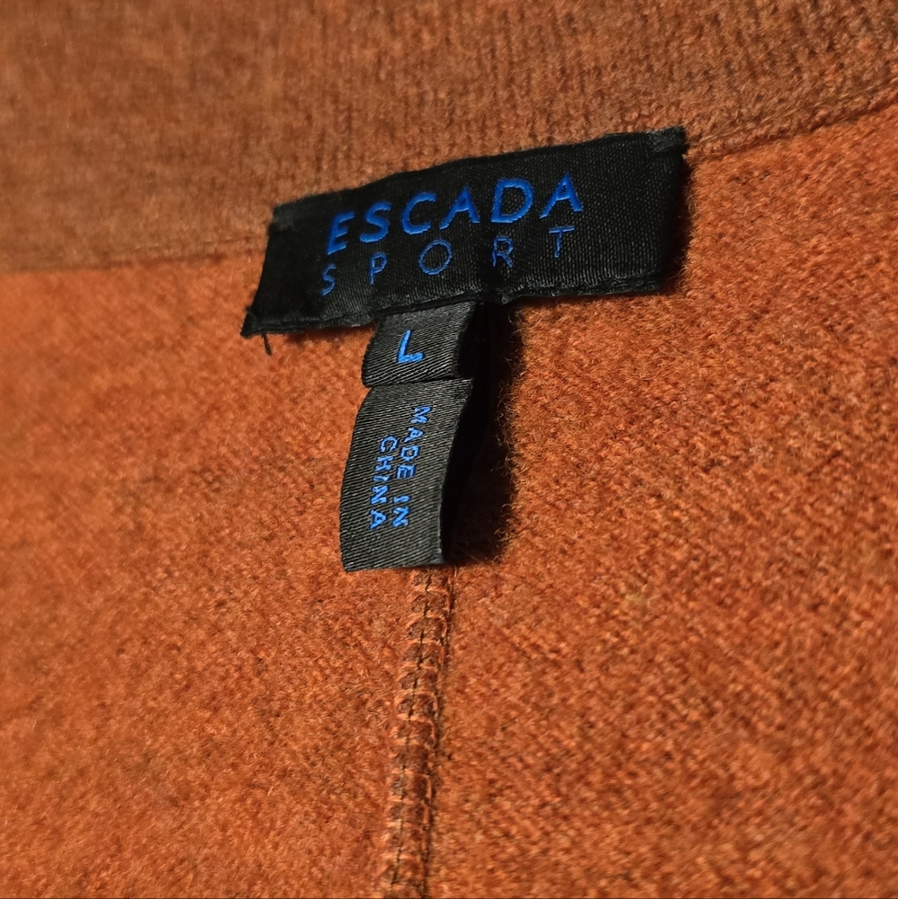 Escada Men's Rust Wool Jacket - Picture 2 of 4